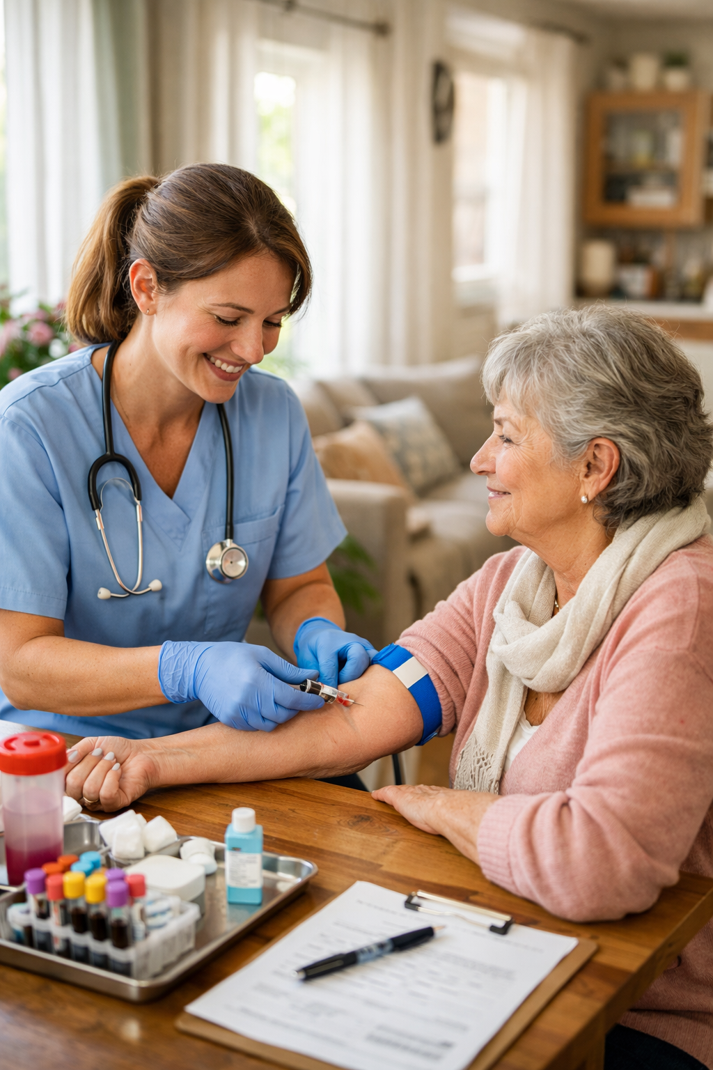 Prélèvements sanguins à domicile